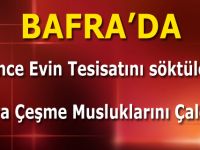 Bafra'da Hırsızlar İşine Yarayacak Her Şeyi Çaldı