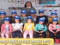 ALTINYAPRAKLI MİNİKLER POLİS ŞAPKASI YAPTI !