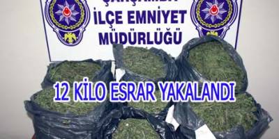 SAMSUN’DA 12 KİLO ESRAR YAKALANDI
