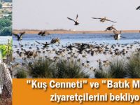 "Kuş cenneti" ve "batık minare" ziyaretçilerini bekliyor