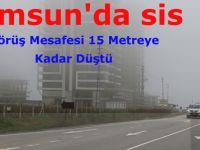 Samsun'da Sis
