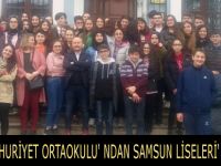 BAFRA CUMHURİYET ORTAOKULU' NDAN SAMSUN LİSELERİ' NE ZİYARET