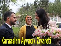 Çiğdem Karaaslan Ayvacık Ziyareti