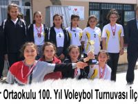 Kelikler Ortaokulu 100. Yıl Voleybol Turnuvası İlçe 2. si