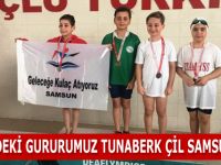 YÜZMEDEKİ GURURUMUZ TUNABERK ÇİL SAMSUN 1. Sİ