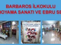 BARBAROS İLKOKULU TAŞ BOYAMA SANATI VE EBRU SERGİSİ