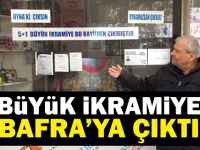 Büyük İkramiye Bafra'ya Cıktı