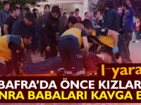 Bafra’da Önce Kızlar Sonra Babaları Kavga Etti