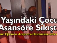 5 Yaşındaki Çocuk Asansöre Sıkıştı