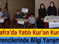Bafra’da Yatılı Kur’an Kursu Öğrencilerinde Bilgi Yarışması