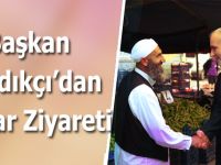 Başkan Sandıkçı’dan Pazar Ziyareti