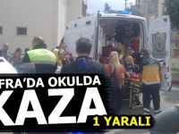 Bafra'da Okulda Kaza 1 Yaralı