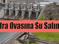 Bafra Ovasına Su Salındı