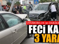 Feci Kaza 3 Yaralı