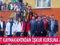 YAKAKENT KAYMAKAMINDAN İŞKUR KURSUNA ZİYARET