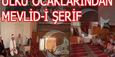 Bafra Ülkü Ocakları Şehitler için mevlid-i Şerif okuttu.