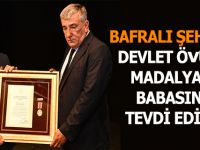 BAFRALI ŞEHİDİN "DEVLET ÖVÜNÇ MADALYASI" BABASINA TEVDİ EDİLDİ