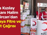 Bafra Kızılay Başkanı Halim Demircan'dan Kızılaya Fitre ve Zekat Çağrısı