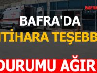 Bafra'da İntihar Girişimi