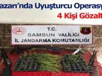 Salıpazarı'nda Uyuşturucu Operasyonu; 4 Gözaltı