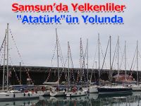 Yelkenliler "Atatürk"ün yolunda