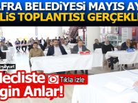 Bafra Belediyesi Mayıs Ayı Toplantısı