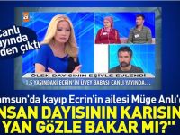 Samsun'da kayıp Ecrin'in ailesi Müge Anlı'da