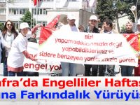 Bafra’da Engelliler Haftası Adına Farkındalık Yürüyüşü