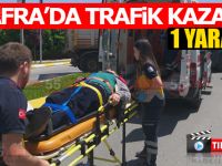 Bafra’da Trafik Kazası 1 Yaralı