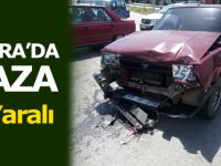 Bafra'da Trafik Kazası 1 Yaralı