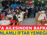 Kaya Ailesinden Bafra'da Anlamlı İftar Yemeği
