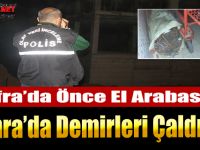 Bafra’da İnşaattan Hırsızlık