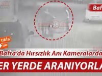 Bafra'da Motosiklet Hırsızlığı Kameralara Yansıdı