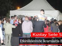 Kızılay Sele Sepet Etkinliklerinde İkramlarda Bulundu