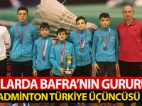 BAFRA ATATÜRK ORTAOKULU BADMİNTON TÜRKİYE ÜÇÜNCÜSÜ