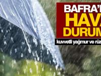 Bafra'da Kuvvetli Yağmur ve Rüzgar Uyarısı