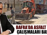 Bafra'da Asfalt Yama Çalışmaları Başladı