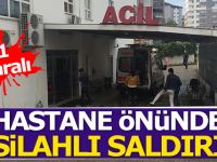 Hastanenin Acil Girişinde Silahla Yaralama