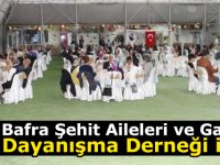 Bafra Şehit Aileleri ve Gaziler Dayanışma Derneği iftarı