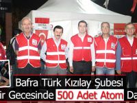 Bafra Türk Kızılay Şubesi Kadir Gecesinde 500 Adet Atom Dağıttı