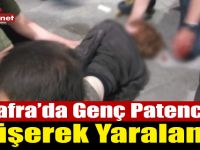 Bafra'da Patenci Genç Düşerek Yaralandı