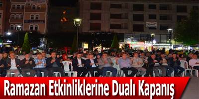 Ramazan Etkinliklerine Dualı Kapanış