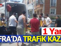Bafra'da Trafik Kazası 1 Yaralı