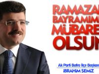 Bafra Ak Parti İlçe Başkanı İbrahim Semiz'den Bayram Mesajı
