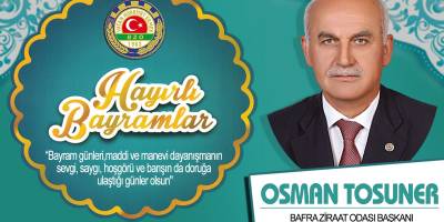 Osman Tosuner Bayram Tebriği