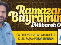 Üçler Tekstil Yaşar Trabzon iyi bayramlar diler