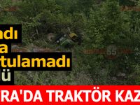 Bafra'da Traktörden Atlayan Kişi Hayatını Kaybetti