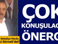 MHP Bafra Belediye Meclis Üyesi Naci Sürmeli'den çok konuşulacak önerge