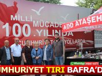 Cumhuriyet Tırı Bafra’da