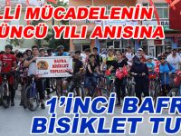 Bafra'da 1'inci Halk Bisiklet Turu